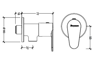 UNO Angle Valve - Image 2
