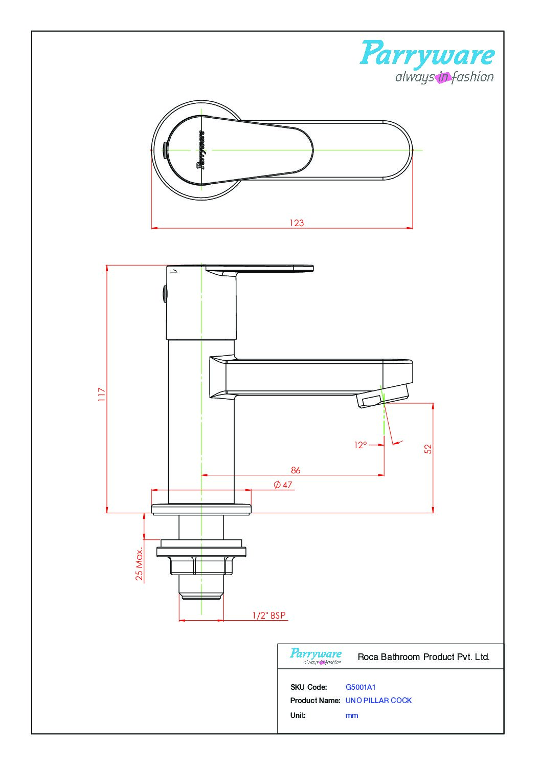 UNO Pillar Cock - Image 2