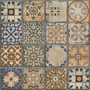 Vintage Mosaic- Wall and Floor Tile 600x600mm - NT3047