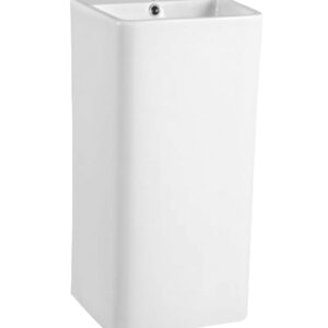 QUBE-with tap hole-Free standing basin